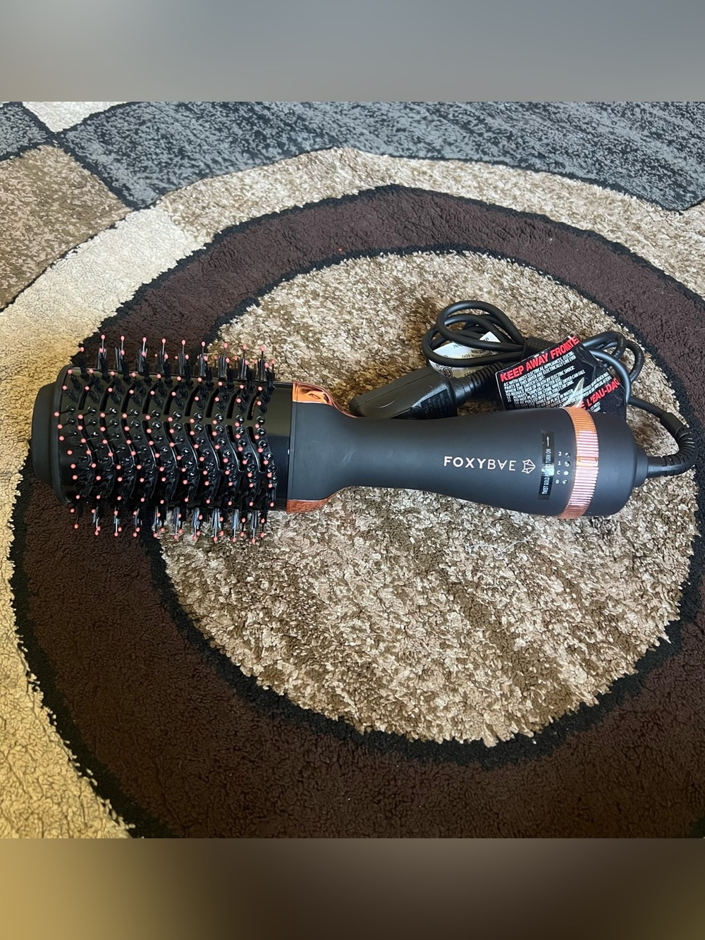 FoxyBae Rose Gold Blowout Dryer Brush